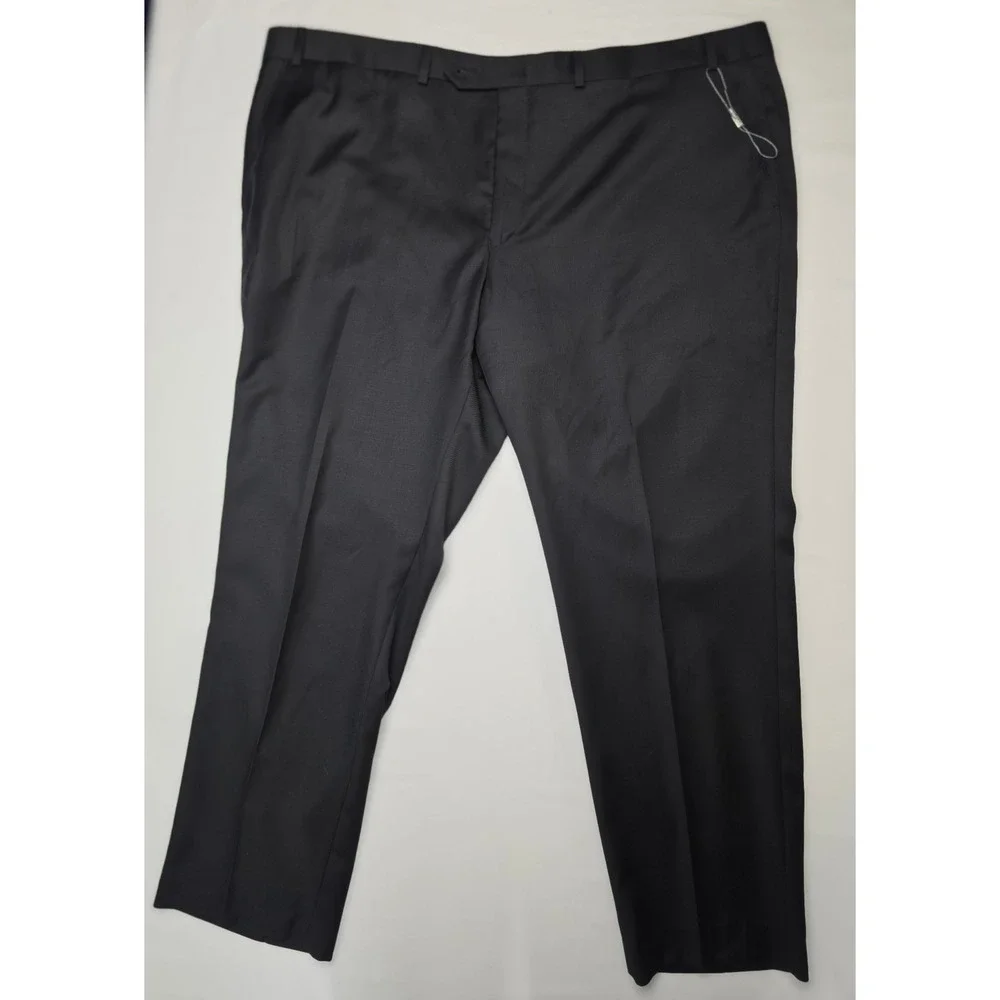 Michael Kors Dress Pants Mens‎ 44x30 Black Suit Separate Straight Leg *FLAW*